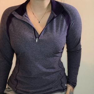 Champion workout sweatshirt quarter zip